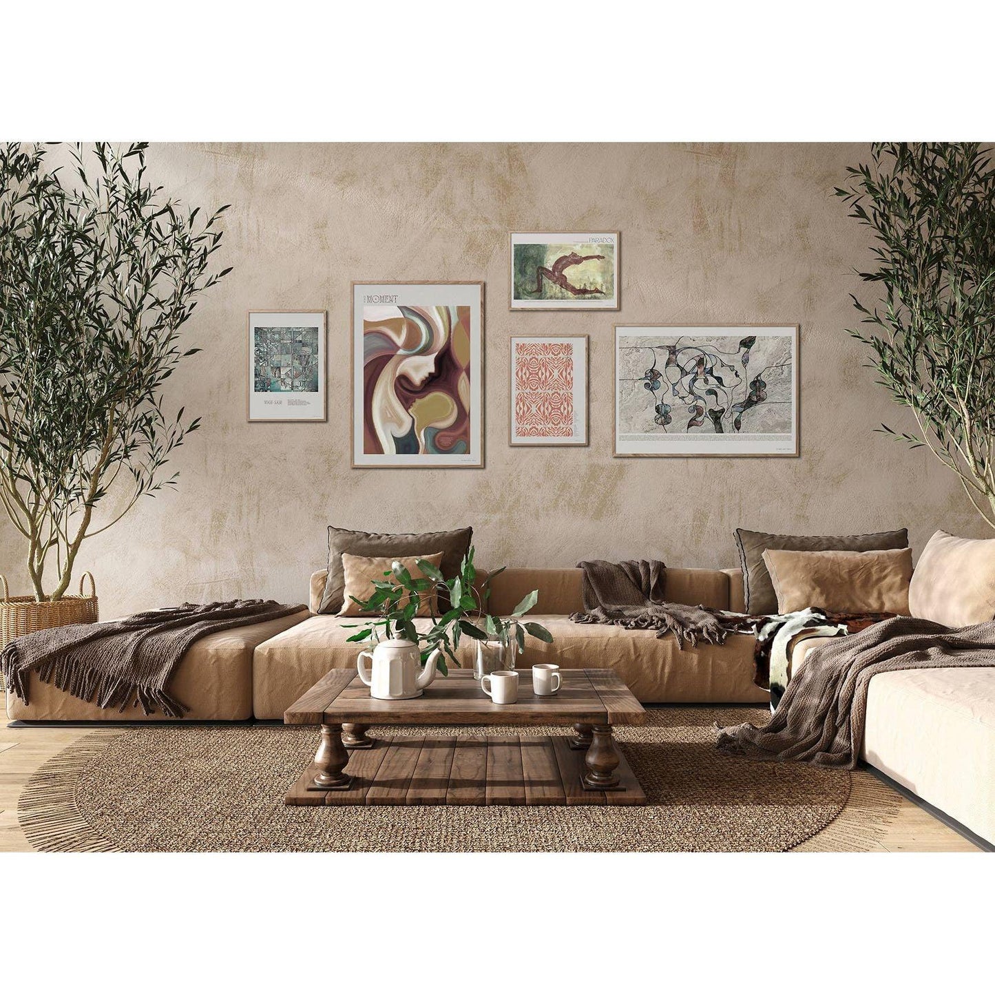 Rosy Brown Each Moment-Poster: 50 x 70 cm