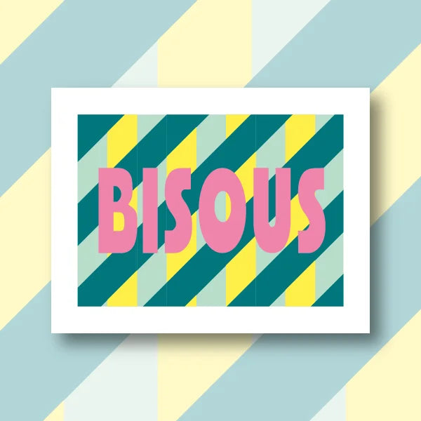 Light Gray Stickpackung - DIY - KÜSSE