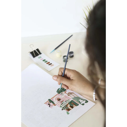 Light Gray Malen nach Zahlen Set - Rom