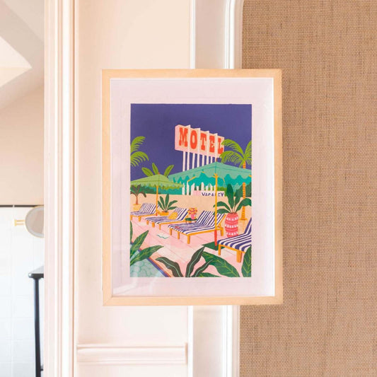 Bisque Malen nach Zahlen Set - Motel Pool