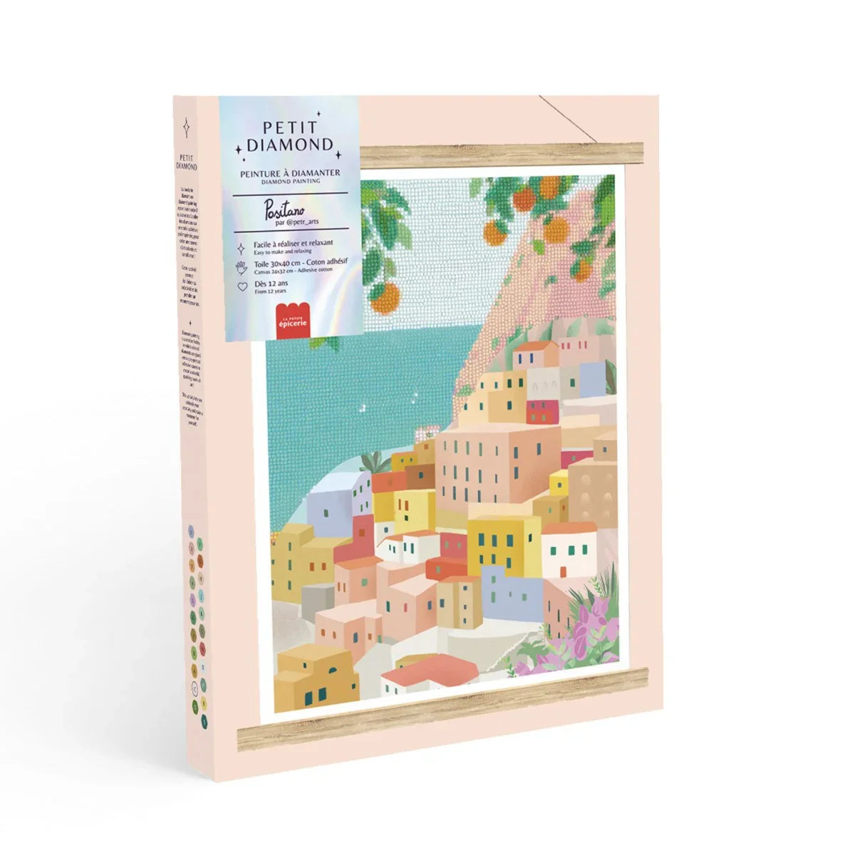 Light Gray Diamond Painting Set - Positano