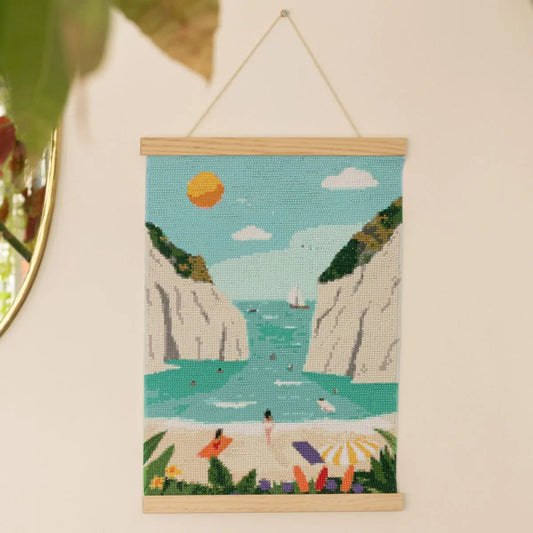 Gray Diamond Painting Set - Stiniva Beach