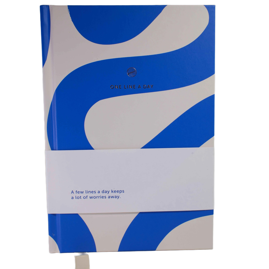 A-Journal 5-Jahres-Tagebuch One Line a Day - Flow Blue