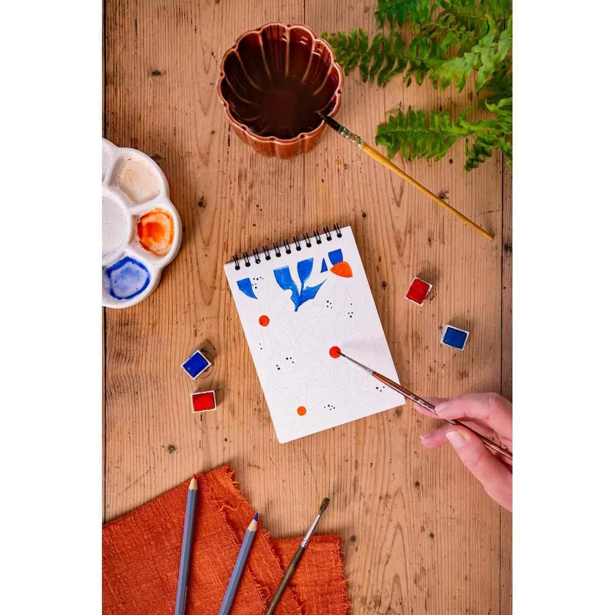 Malbuch A6 - Floral 2 - Bild 5