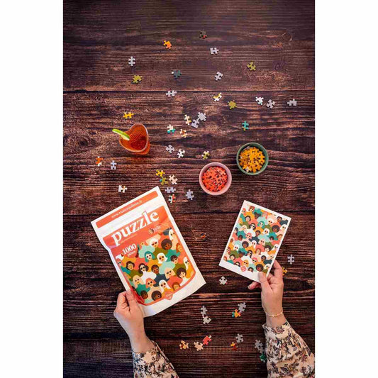 Dark Slate Gray Puzzle Mil'titude - 1000 Teile