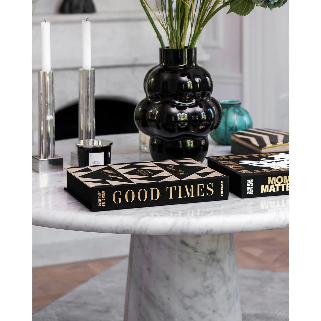 Dark Gray Photo Album - Good Times, Triangles