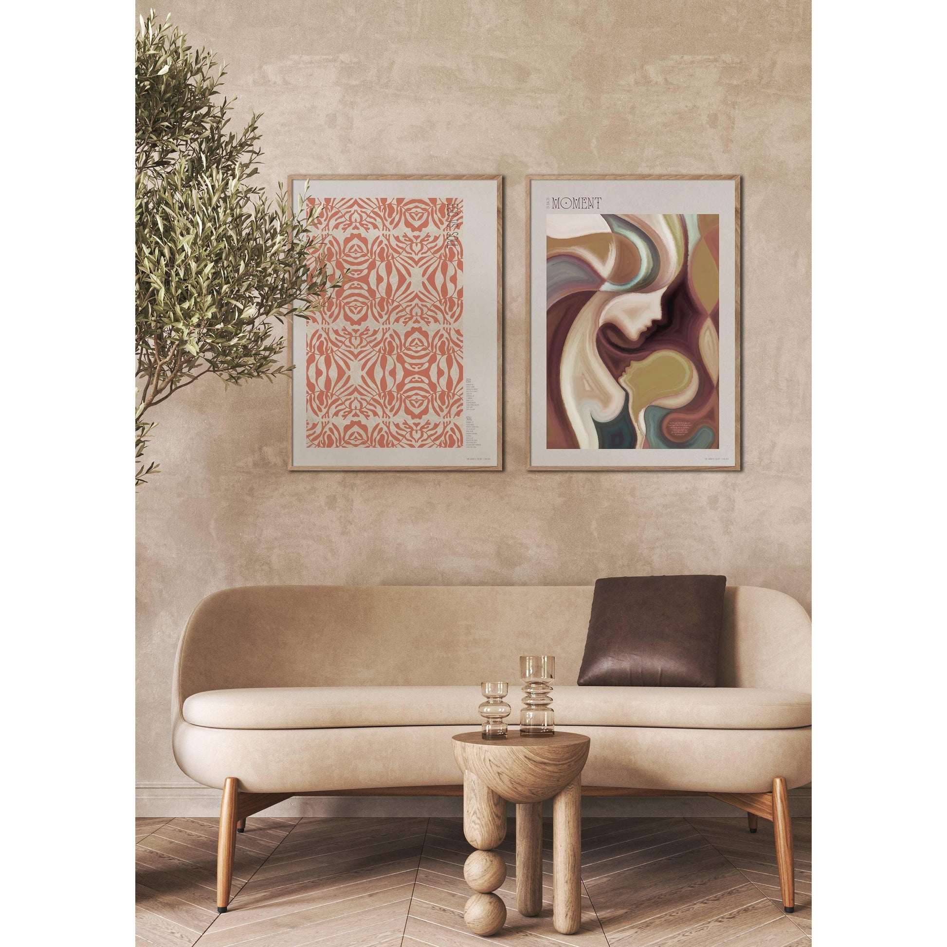Rosy Brown Each Moment-Poster: 50 x 70 cm