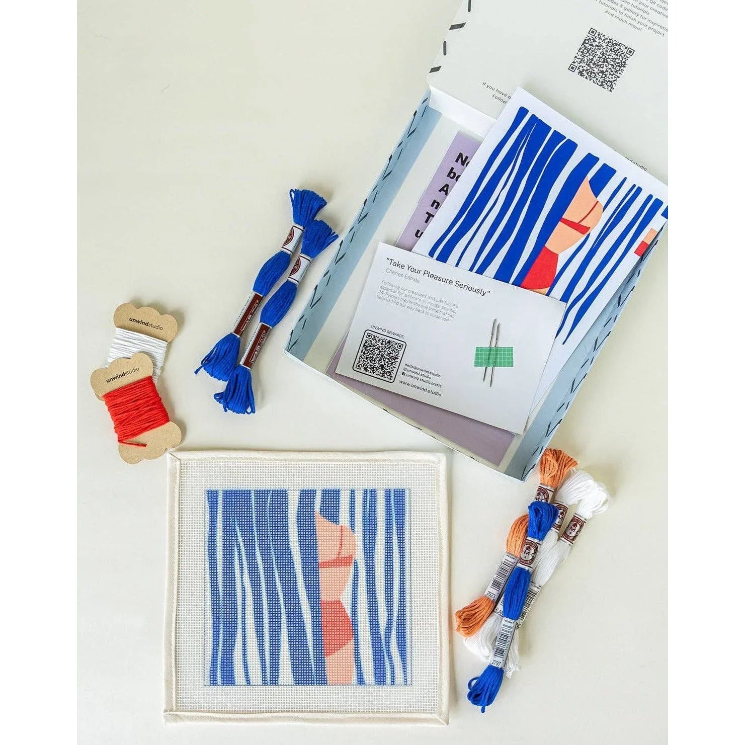 Light Gray Stickset - Sonnenbrillenetui Strand