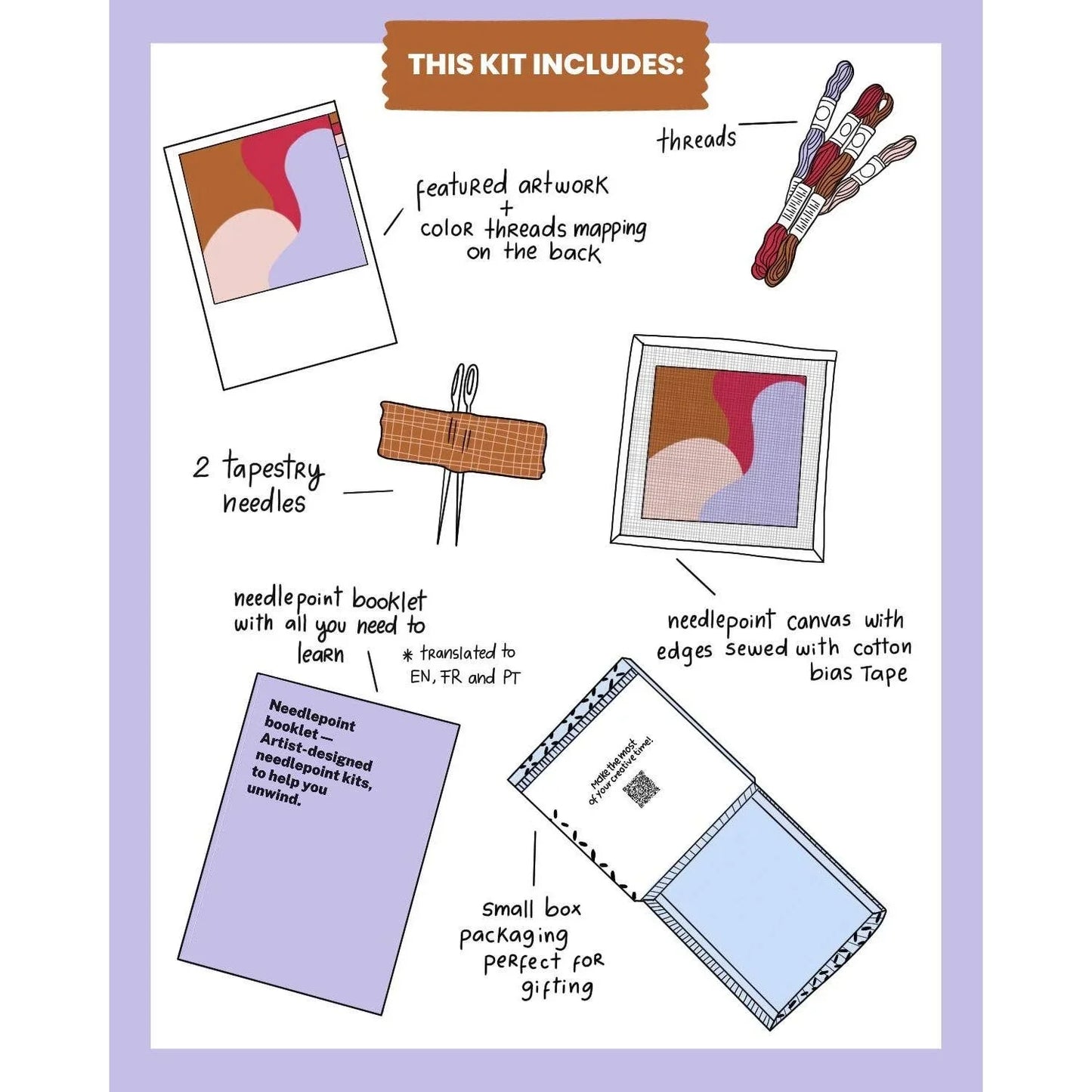 Thistle Stickset - Sonnenbrillenetui Strand