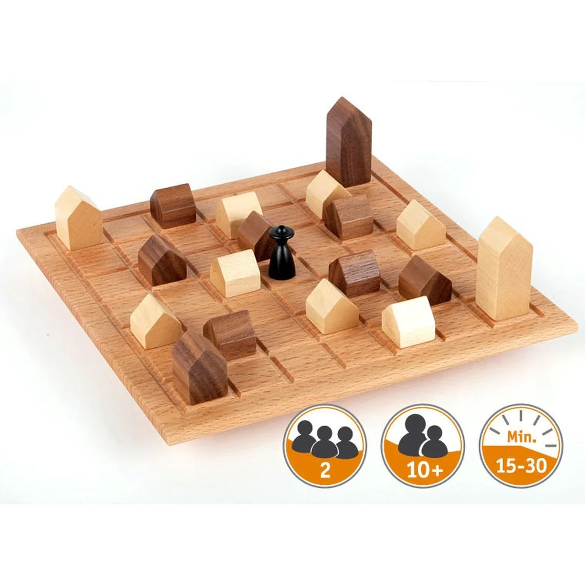 Brettspiel aus Holz - Lass die Kirche im Dorf - Bild 1