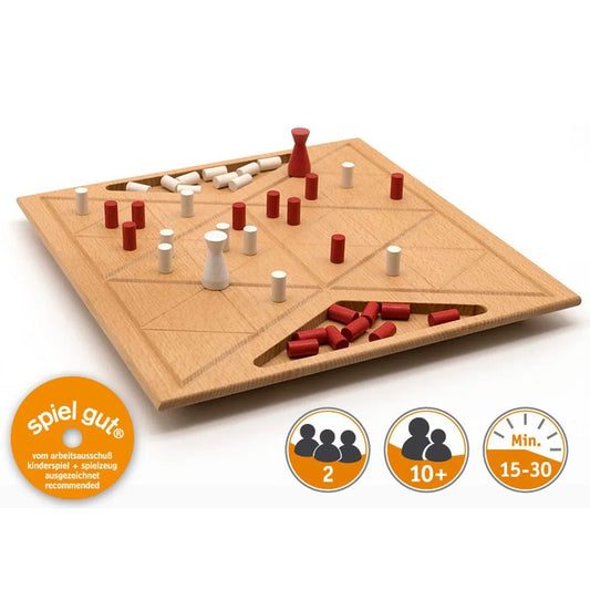 Brettspiel Triangoli aus Holz 2 Spieler - Bild 1