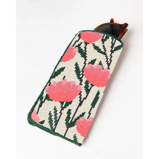 Misty Rose Stickset - Sonnenbrillenetui "Über mich"