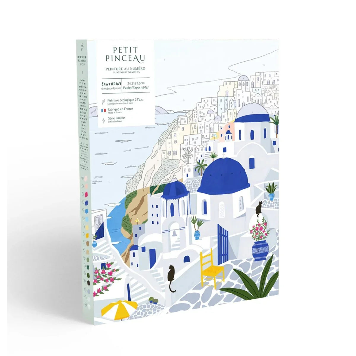 Lavender Malen nach Zahlen Set - Santorini