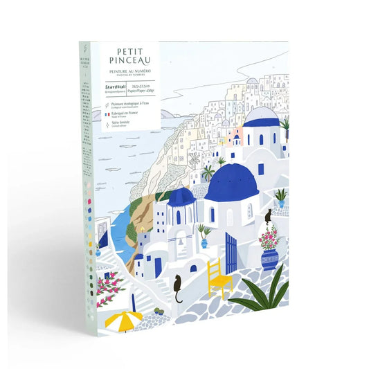 Lavender Malen nach Zahlen Set - Santorini