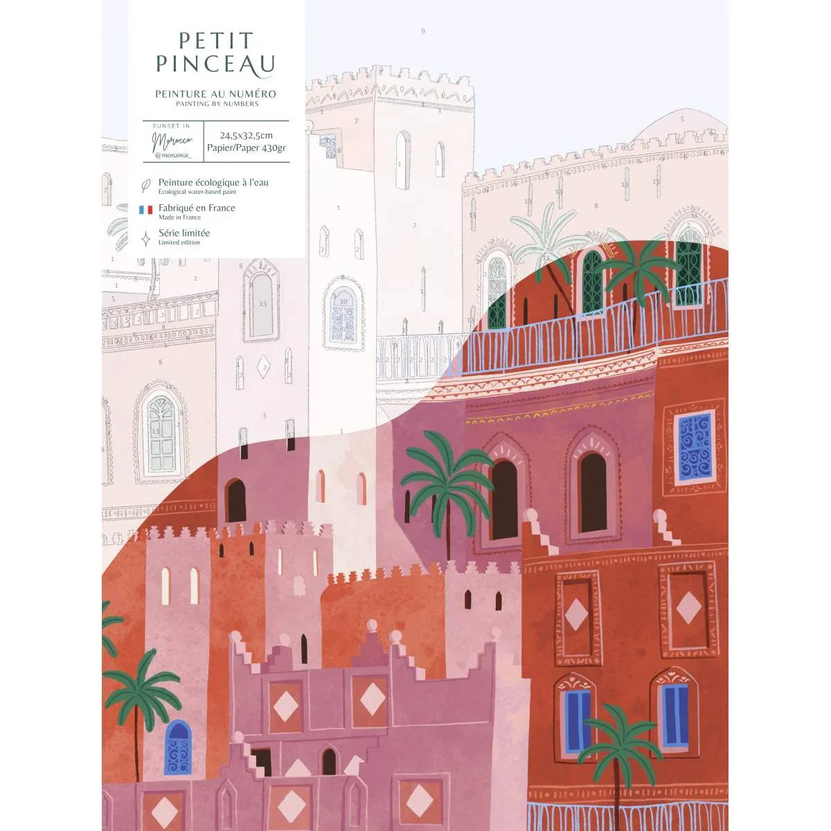 Misty Rose Malen nach Zahlen Set - Marokko