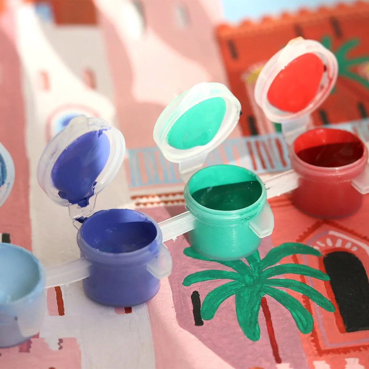 Gray Malen nach Zahlen Set - Marokko