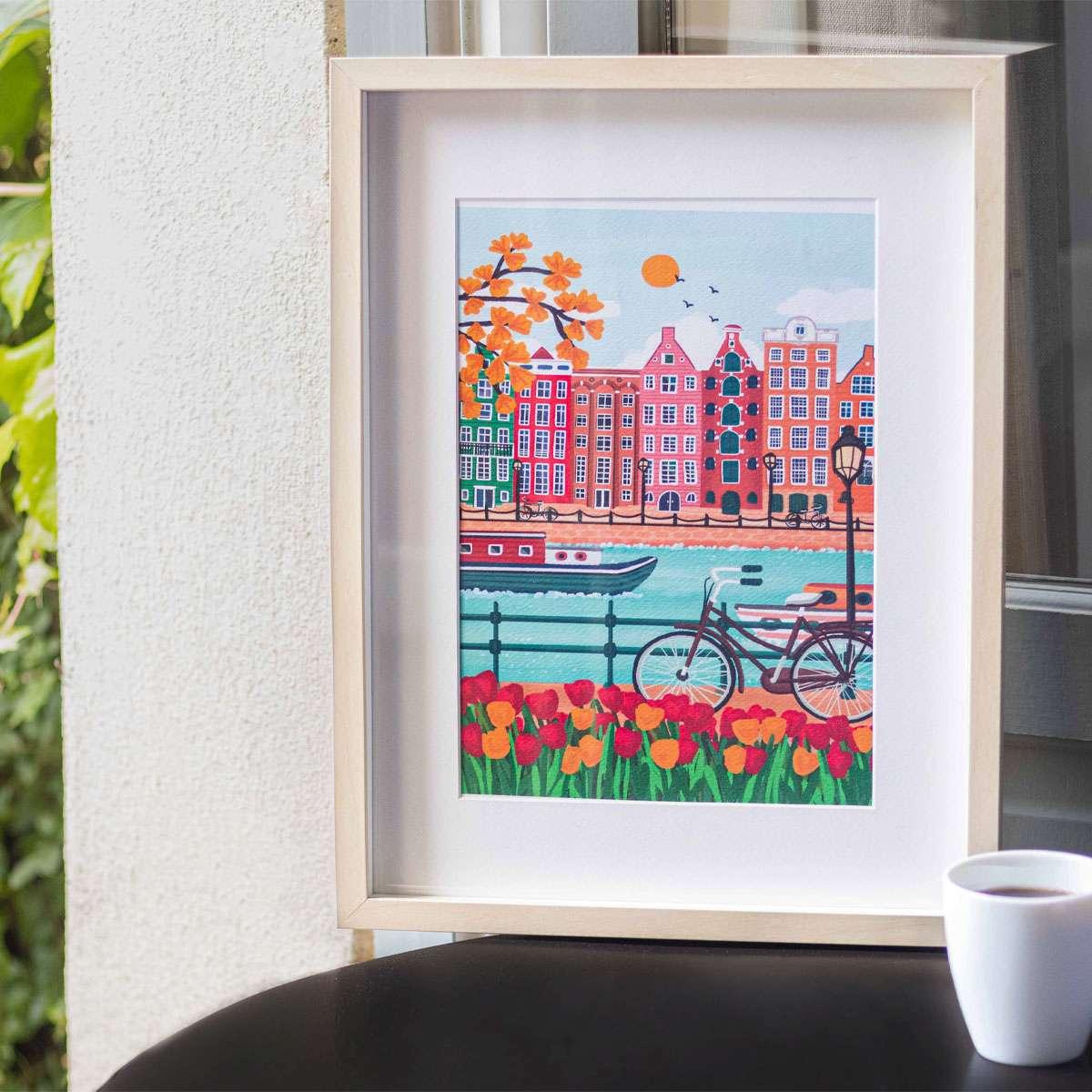 Dark Slate Gray Malen nach Zahlen Set - Amsterdam