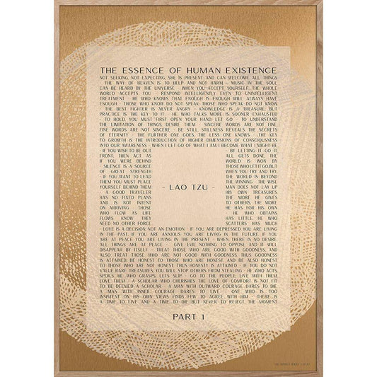 Wheat Poster Lao Tzu Teil 1: 50 x 70 cm