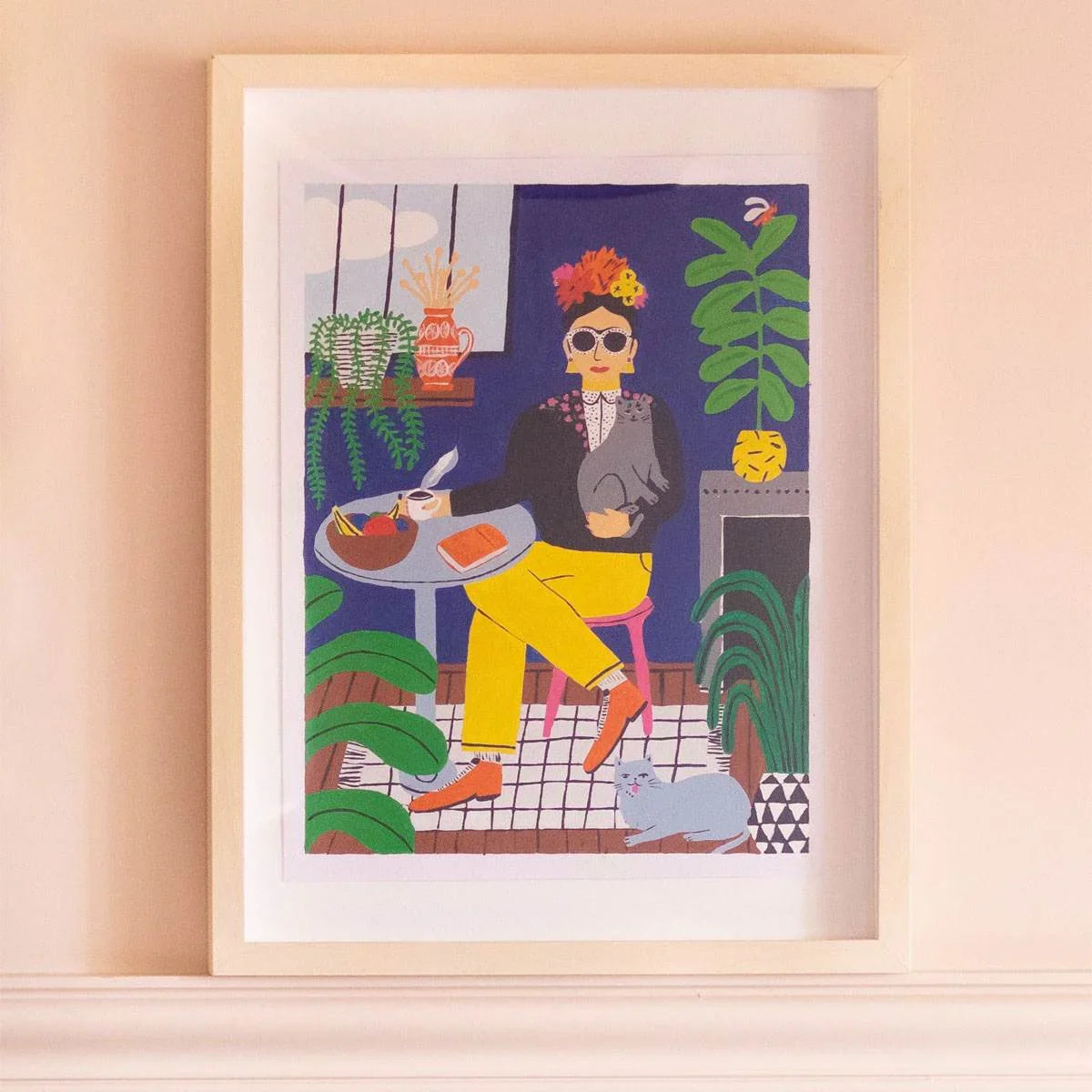 Wheat Malen nach Zahlen Set - Das Katzenmädchen