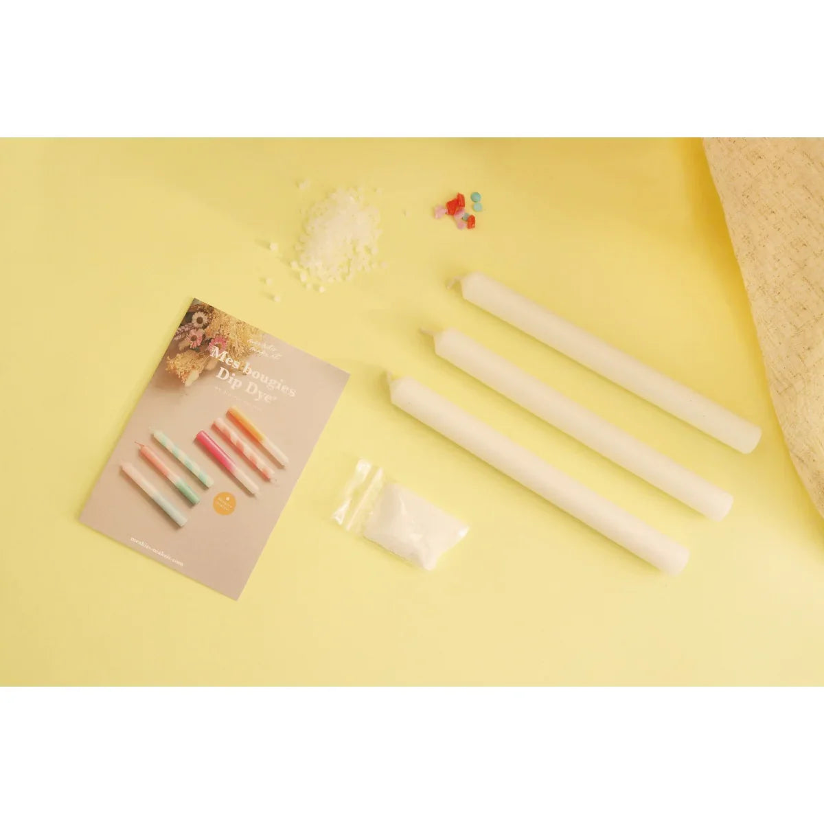 Light Goldenrod DIY Set 09 - Kerzen Zitrusfrüchte