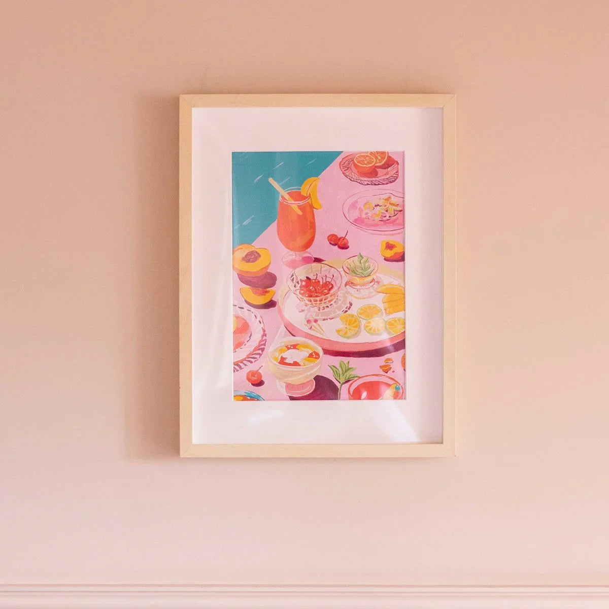 Light Pink Malen nach Zahlen Set - Sommer Träumerei