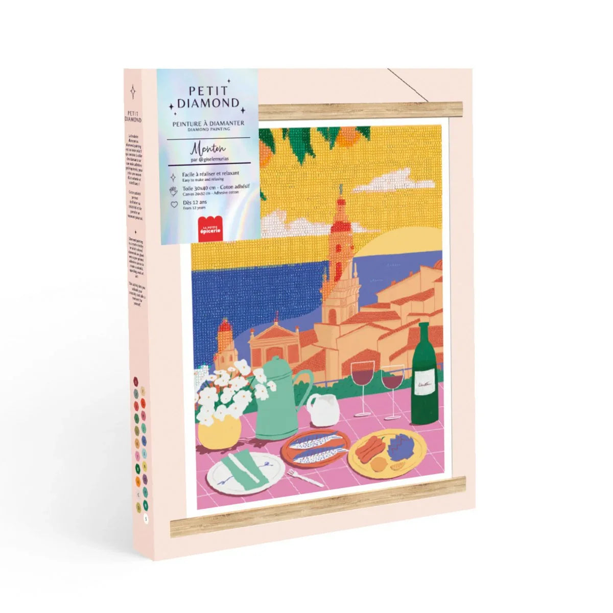 Antique White Diamond Painting Set - Menton