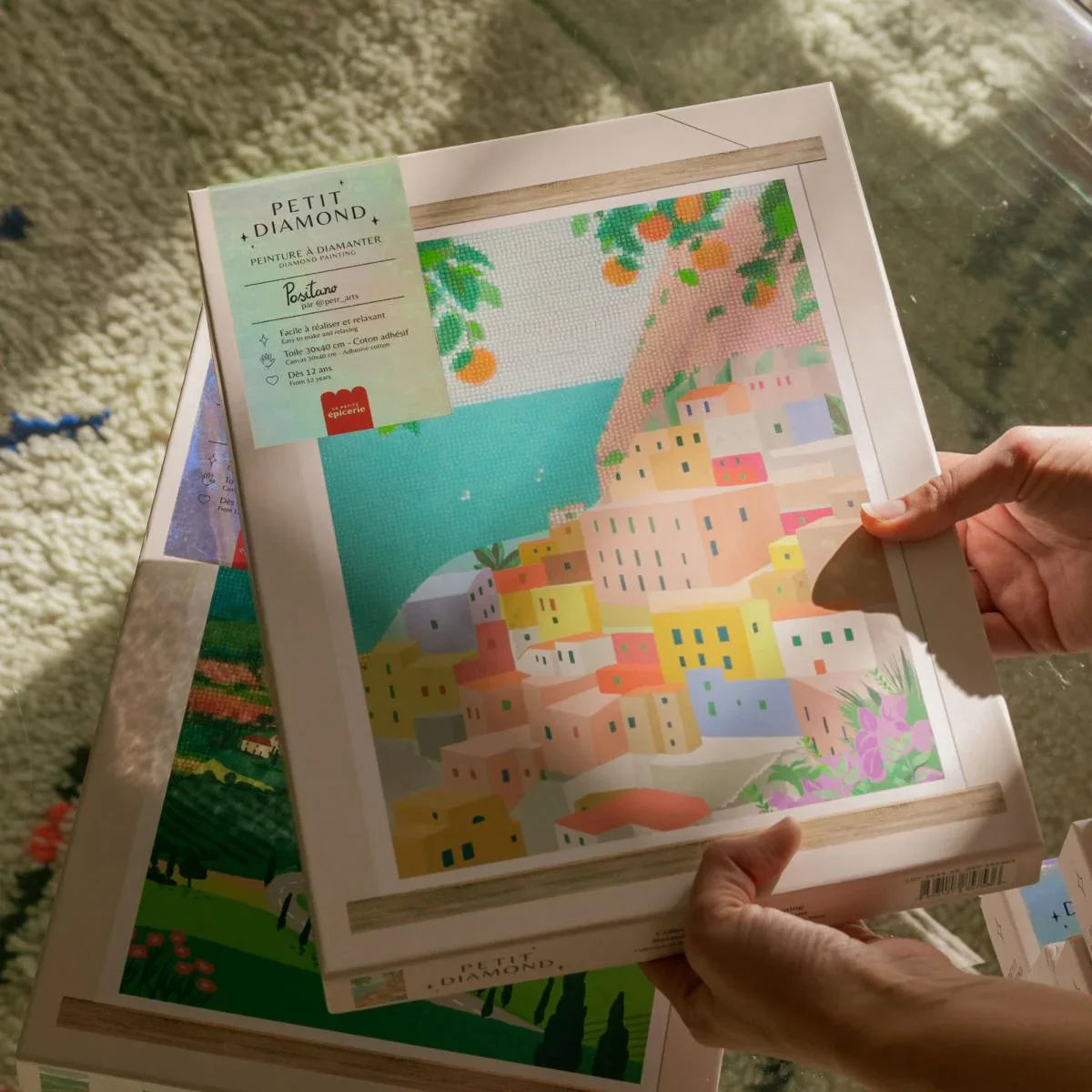 Dark Olive Green Diamond Painting Set - Positano