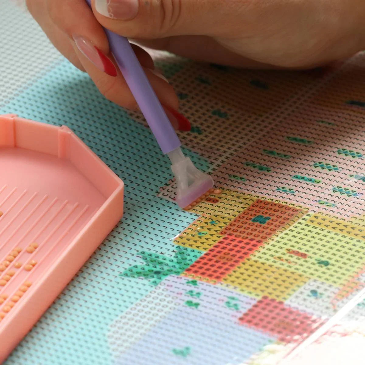 Gray Diamond Painting Set - Positano