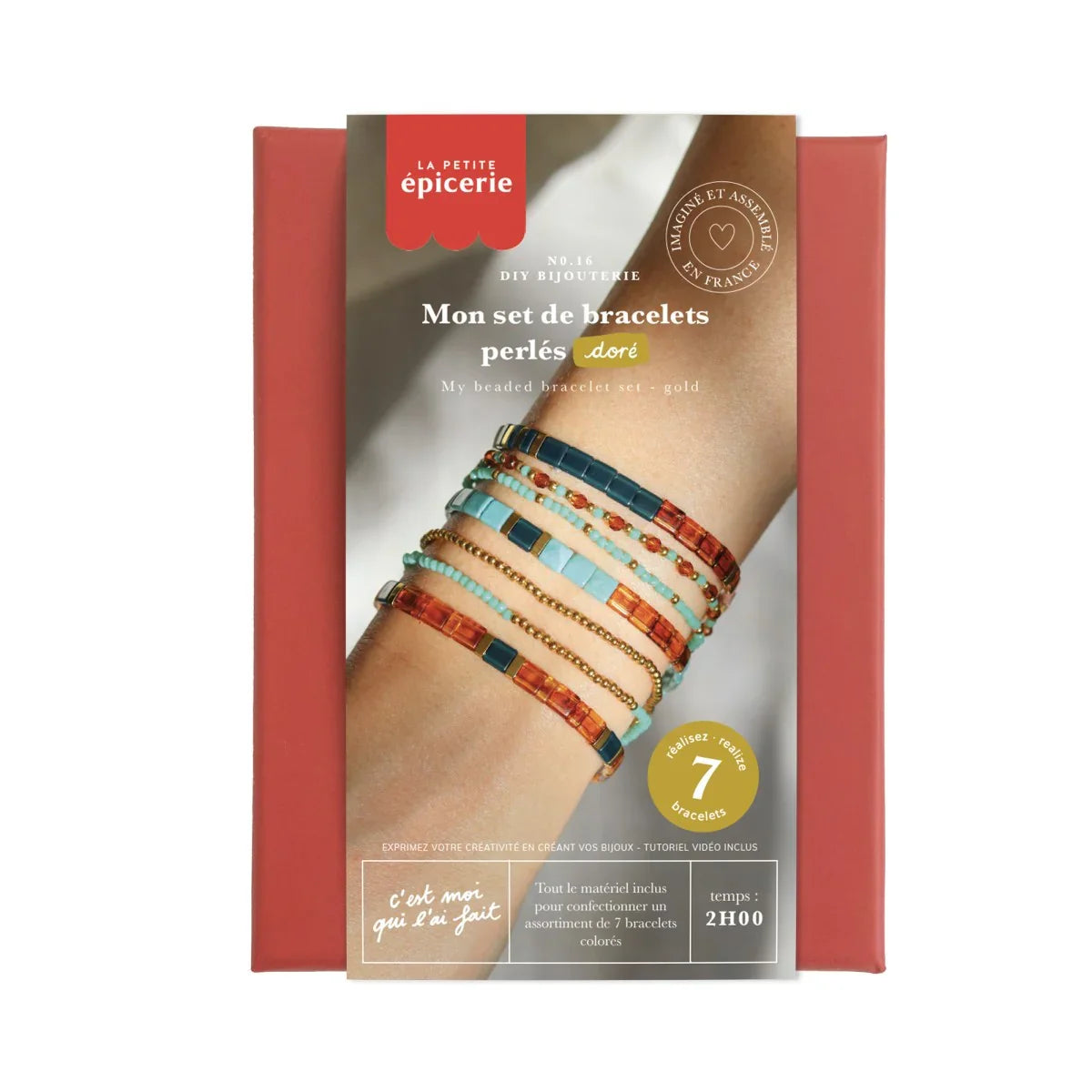 Sienna DIY Set 16 - Perlenarmbänder Gold