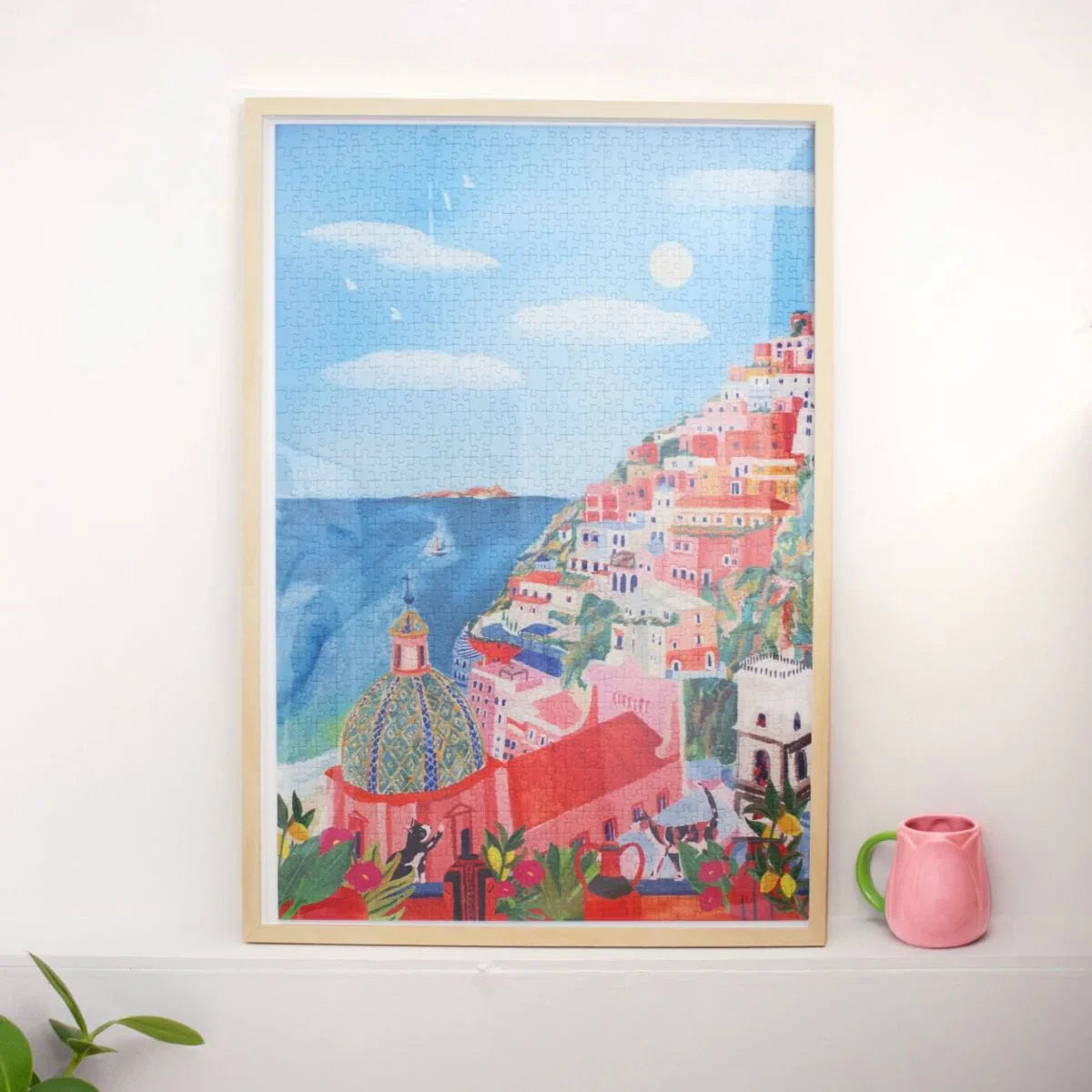 Light Gray Puzzle Positano - 1000 Teile