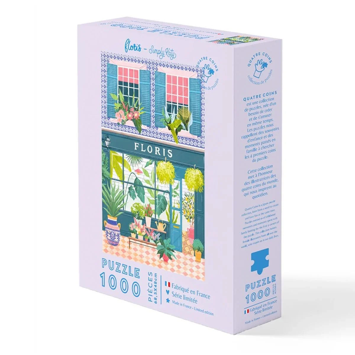 Light Gray Puzzle Floris - 1000 Teile