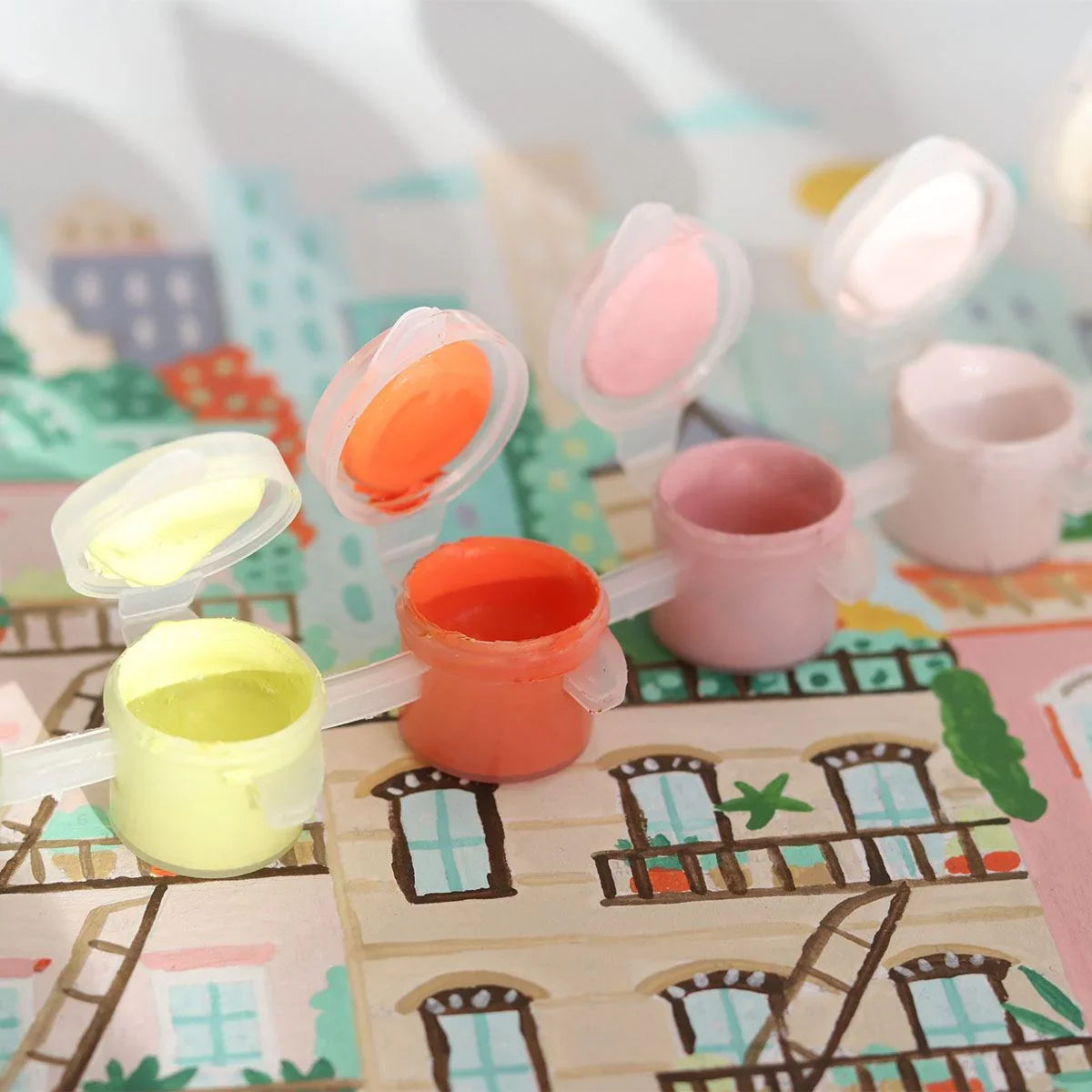 Gray Malen nach Zahlen Set - New York