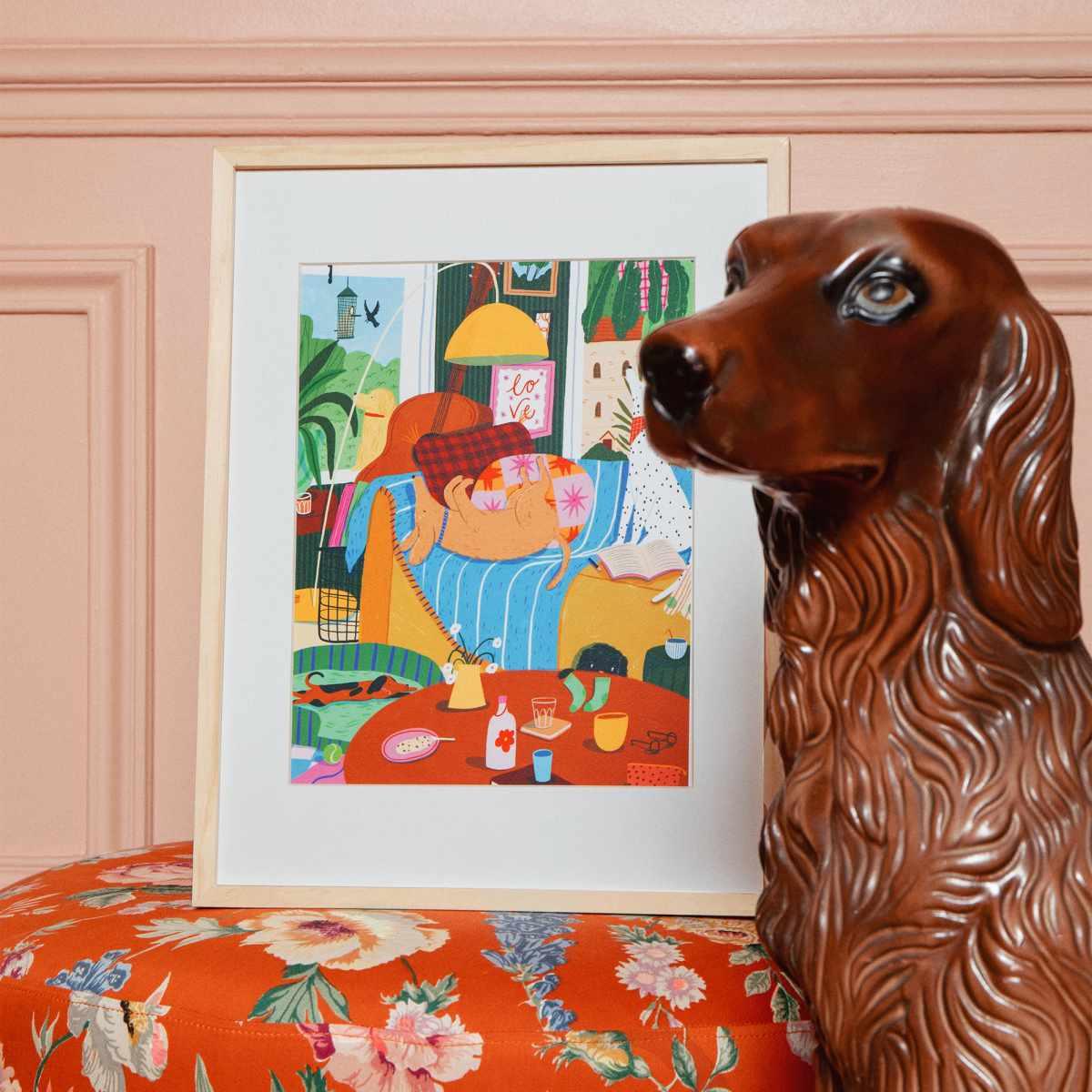 Gray Malen nach Zahlen Set - Zu Hause