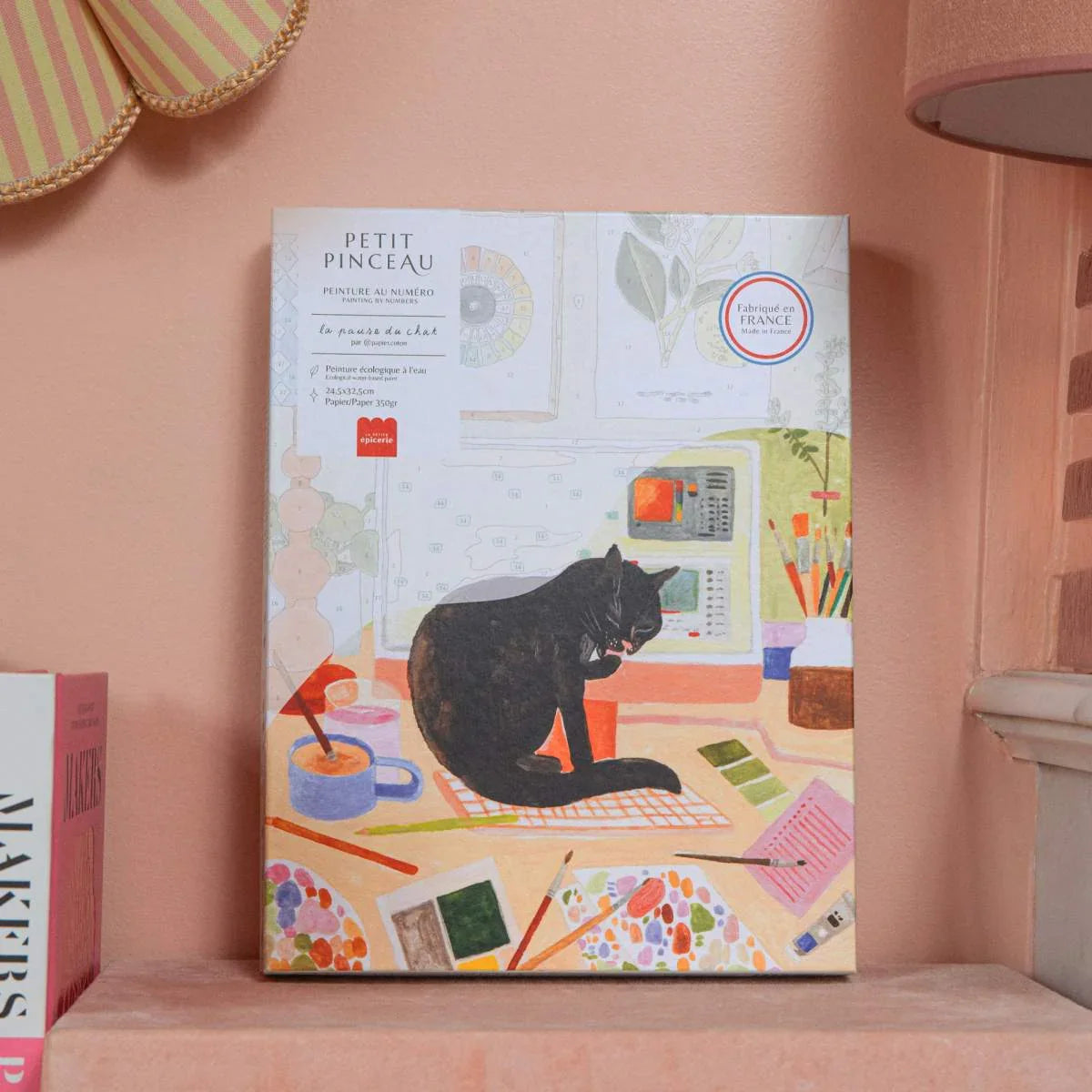 Rosy Brown Malen nach Zahlen Set - Die Katze