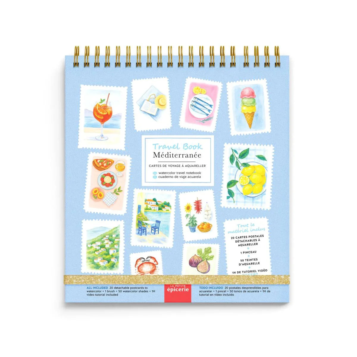 Light Gray Travel Book - Méditerranée