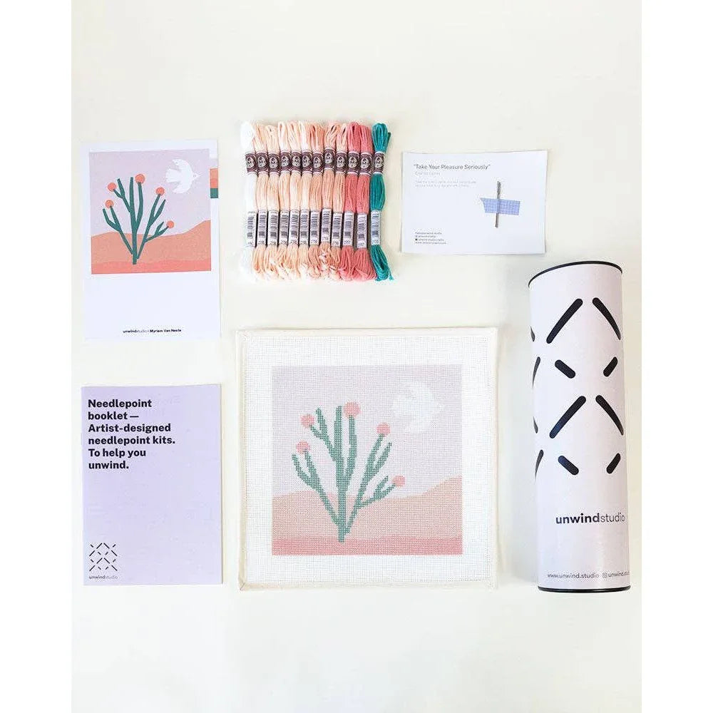 Lavender Stickset - Wüstenkaktus