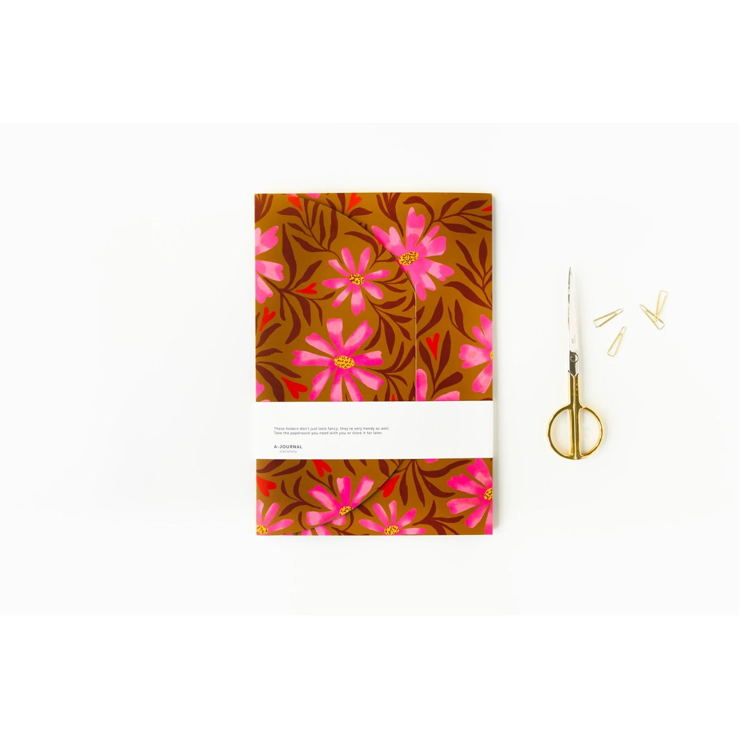 White Smoke Fabrique a la Card Dokumentenmappen 2er-Set mit Verschluss