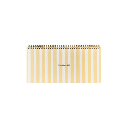 Wheat Fabrique Deskplanner Stripes Yellow - Wochenplaner undatiert