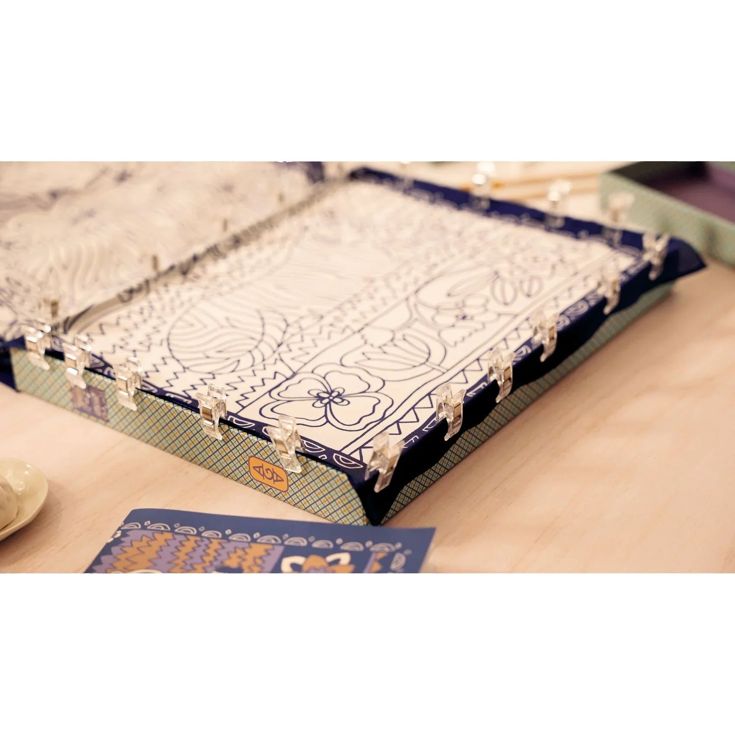 Wheat Atelier 10, Seidenmalerei Tiger