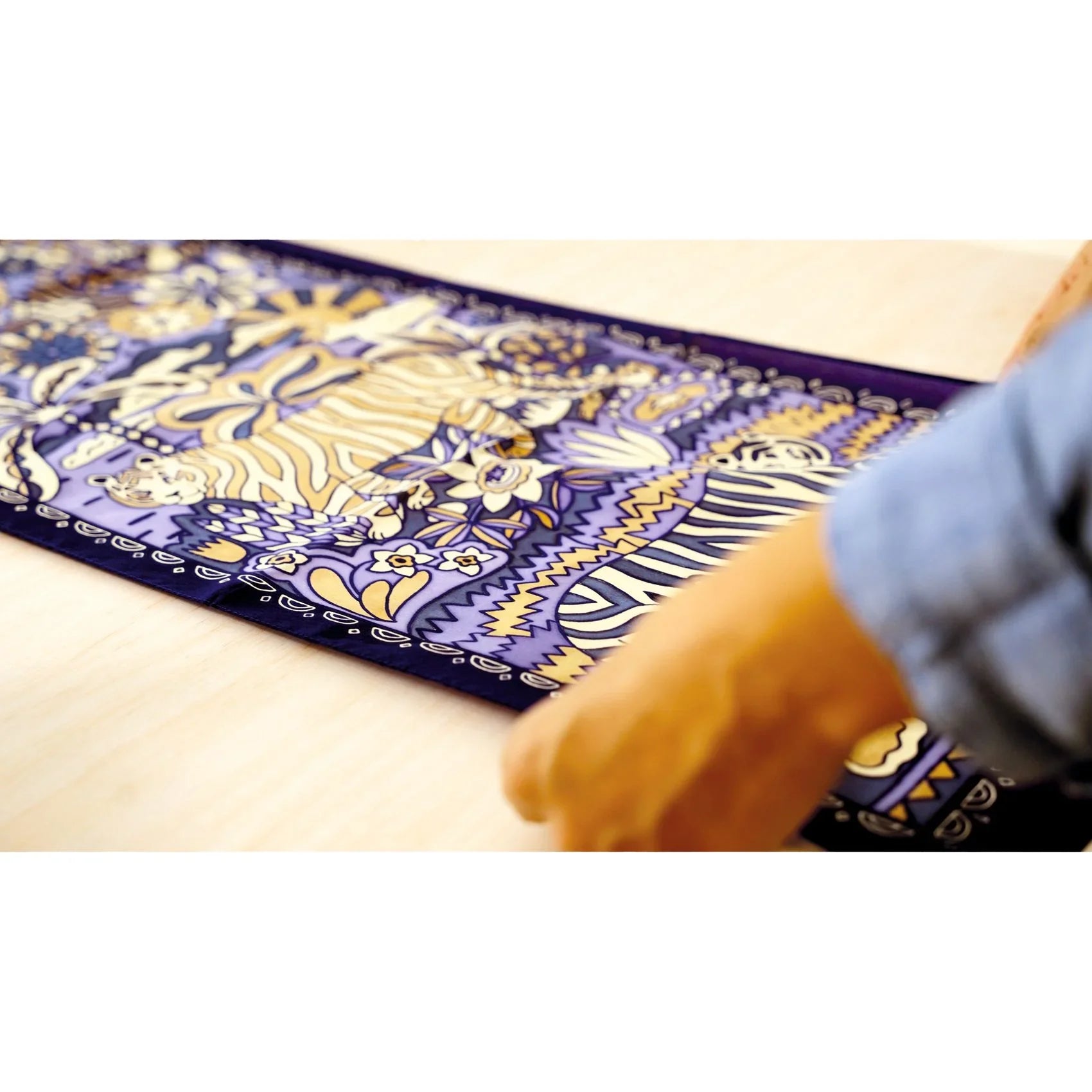 Wheat Atelier 10, Seidenmalerei Tiger