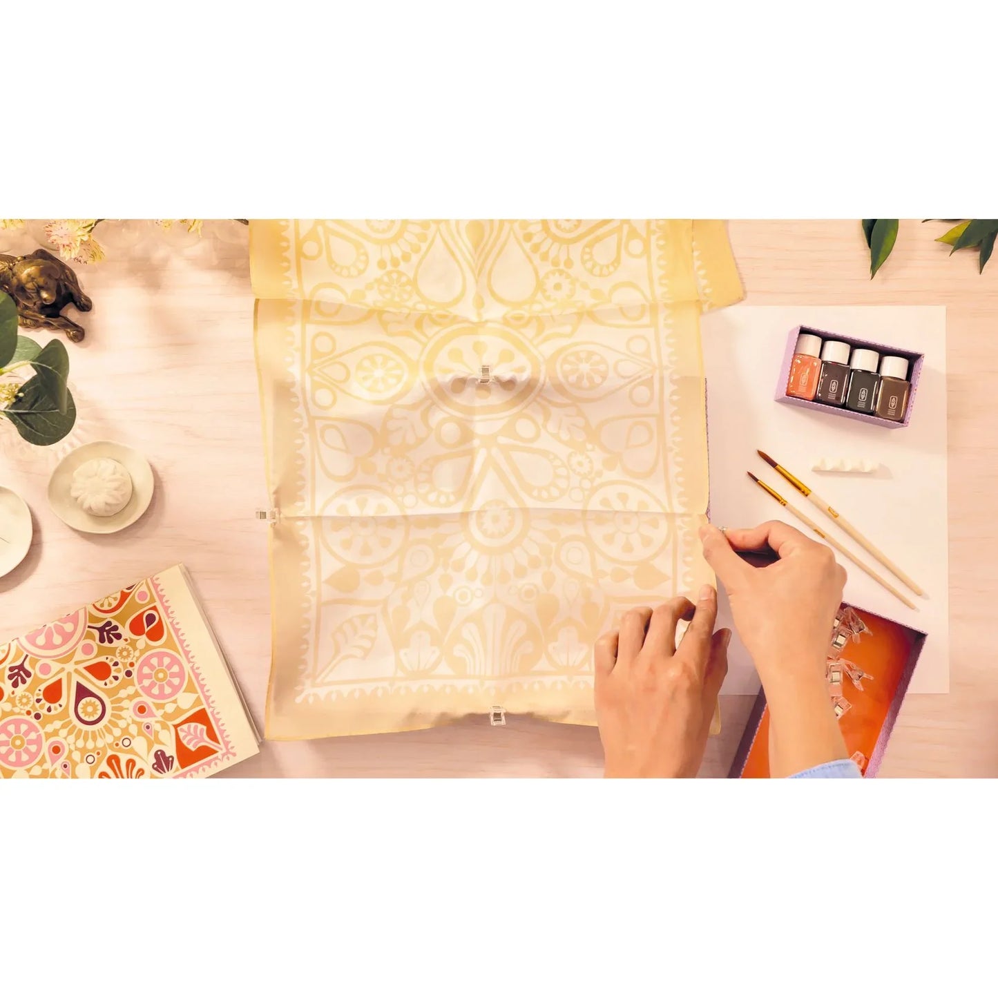 Wheat Atelier 11, Seidenmalerei Blumen