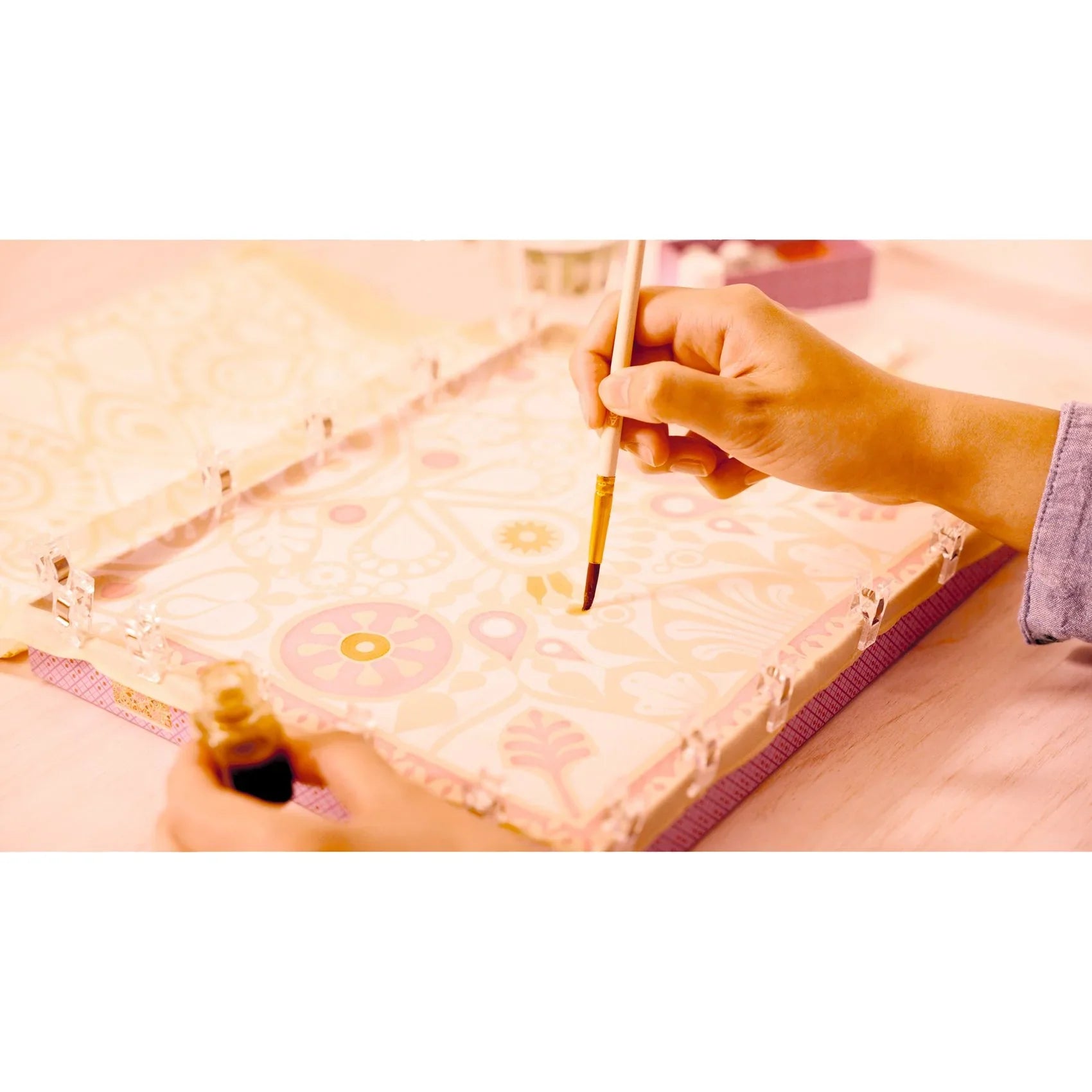 Peach Puff Atelier 11, Seidenmalerei Blumen