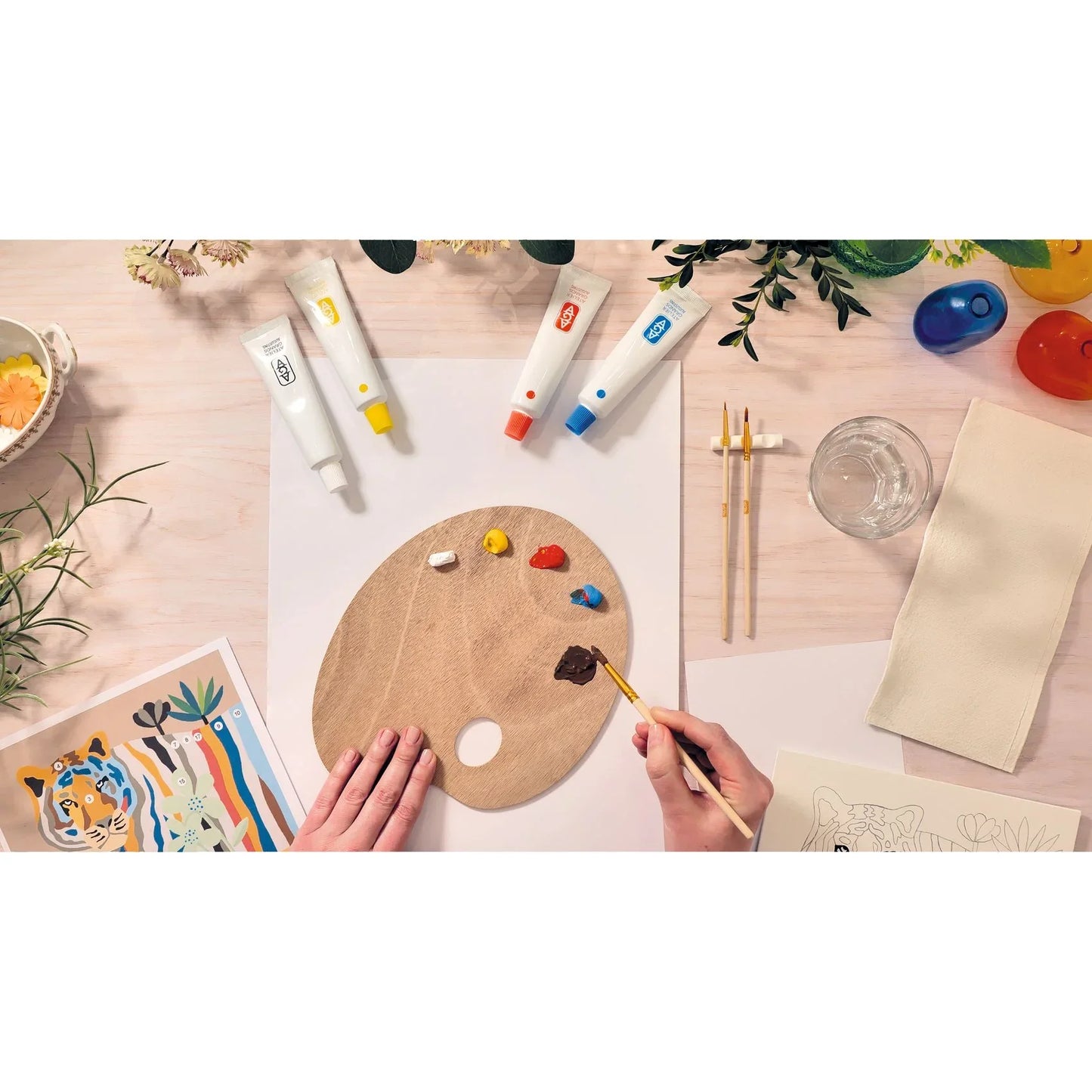 Wheat Atelier 22, Malerei Tiger