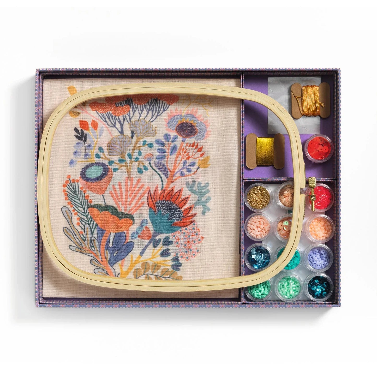 Gray Atelier 58, Perlenstickerei Blumen