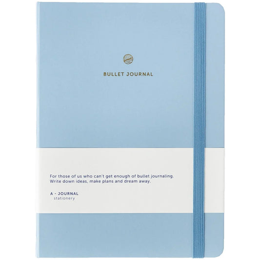 Light Steel Blue Bullet Journal - Dotted Notizbuch für kreative Selbstorganisation