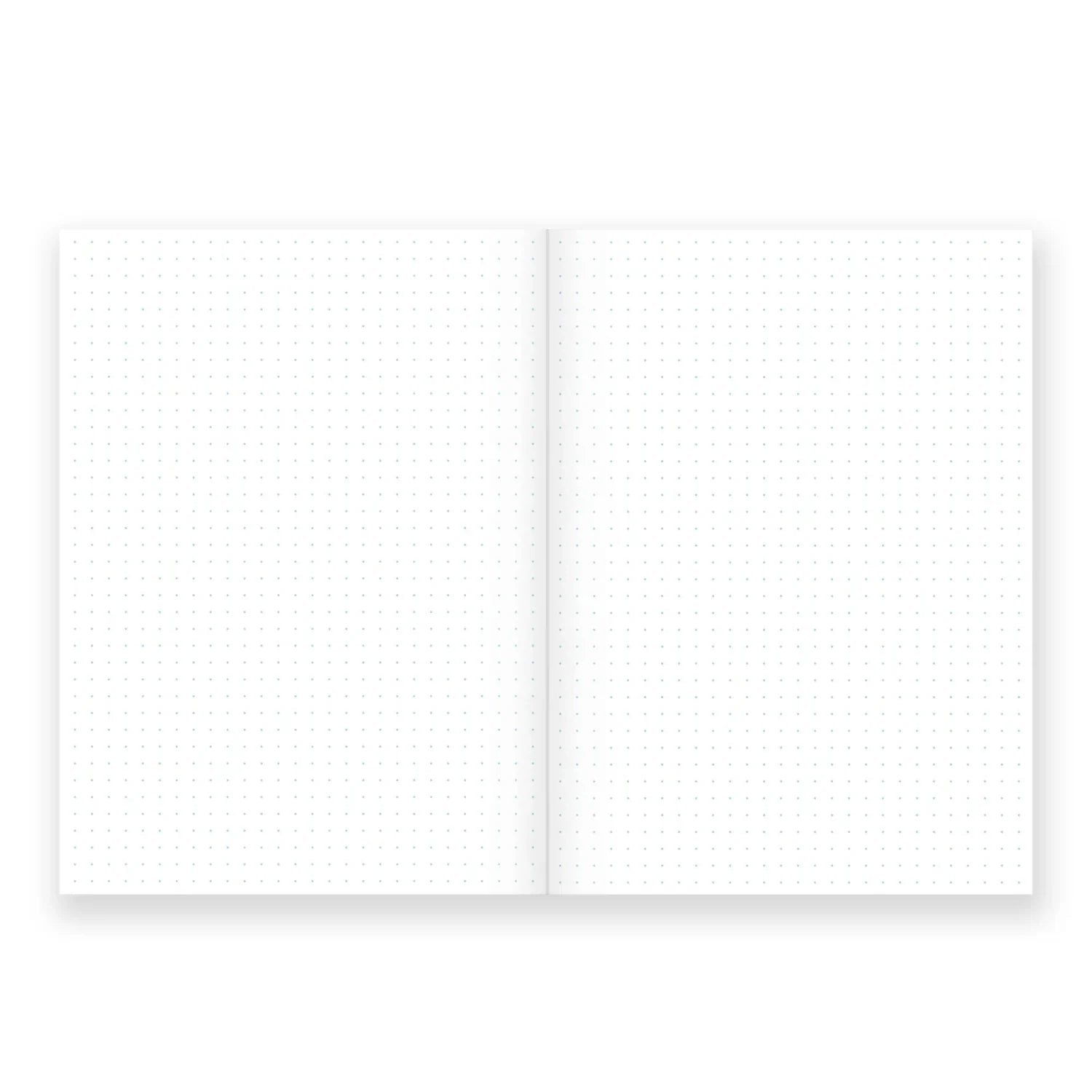 White Smoke Bullet Journal - Dotted Notizbuch für kreative Selbstorganisation