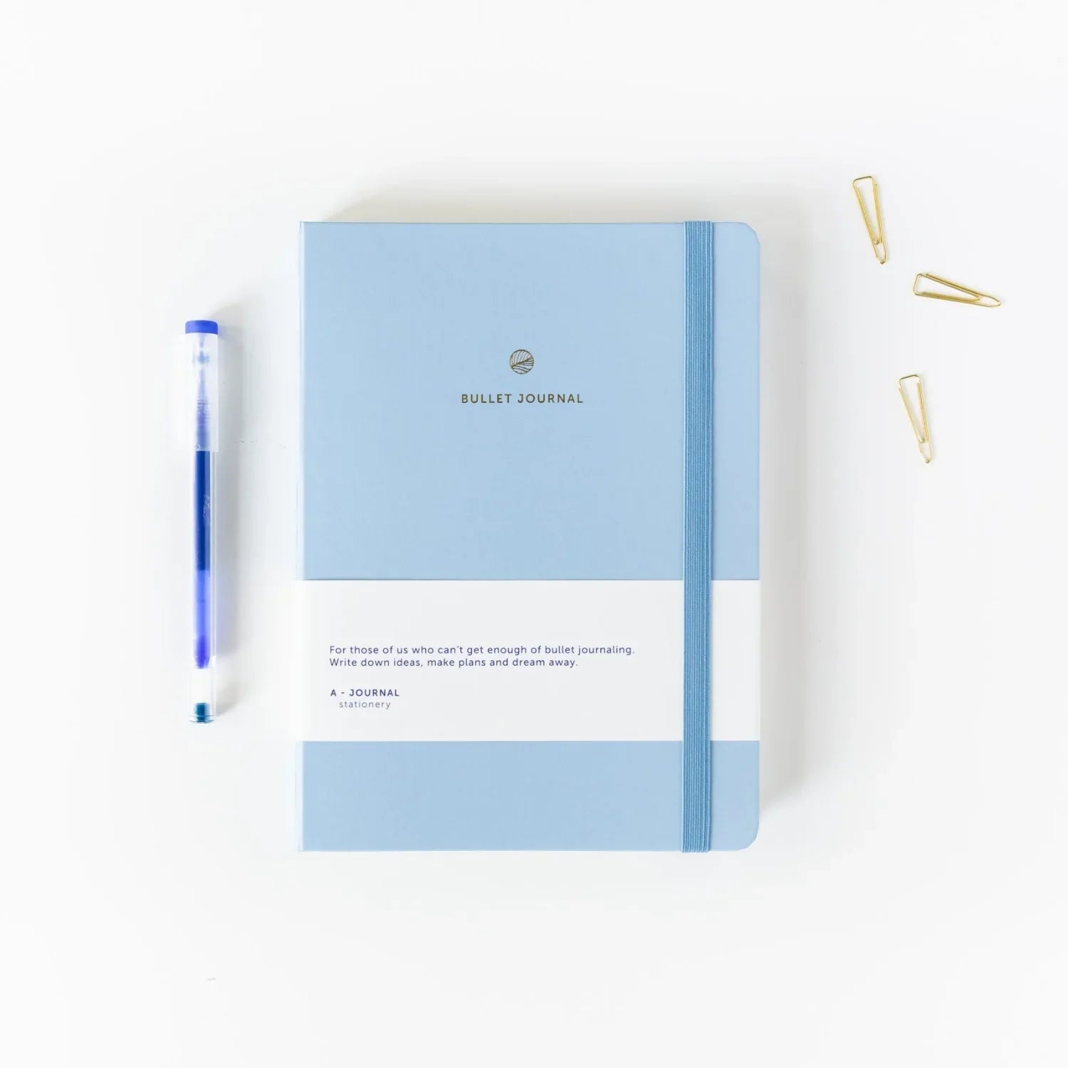 White Smoke Bullet Journal - Dotted Notizbuch für kreative Selbstorganisation