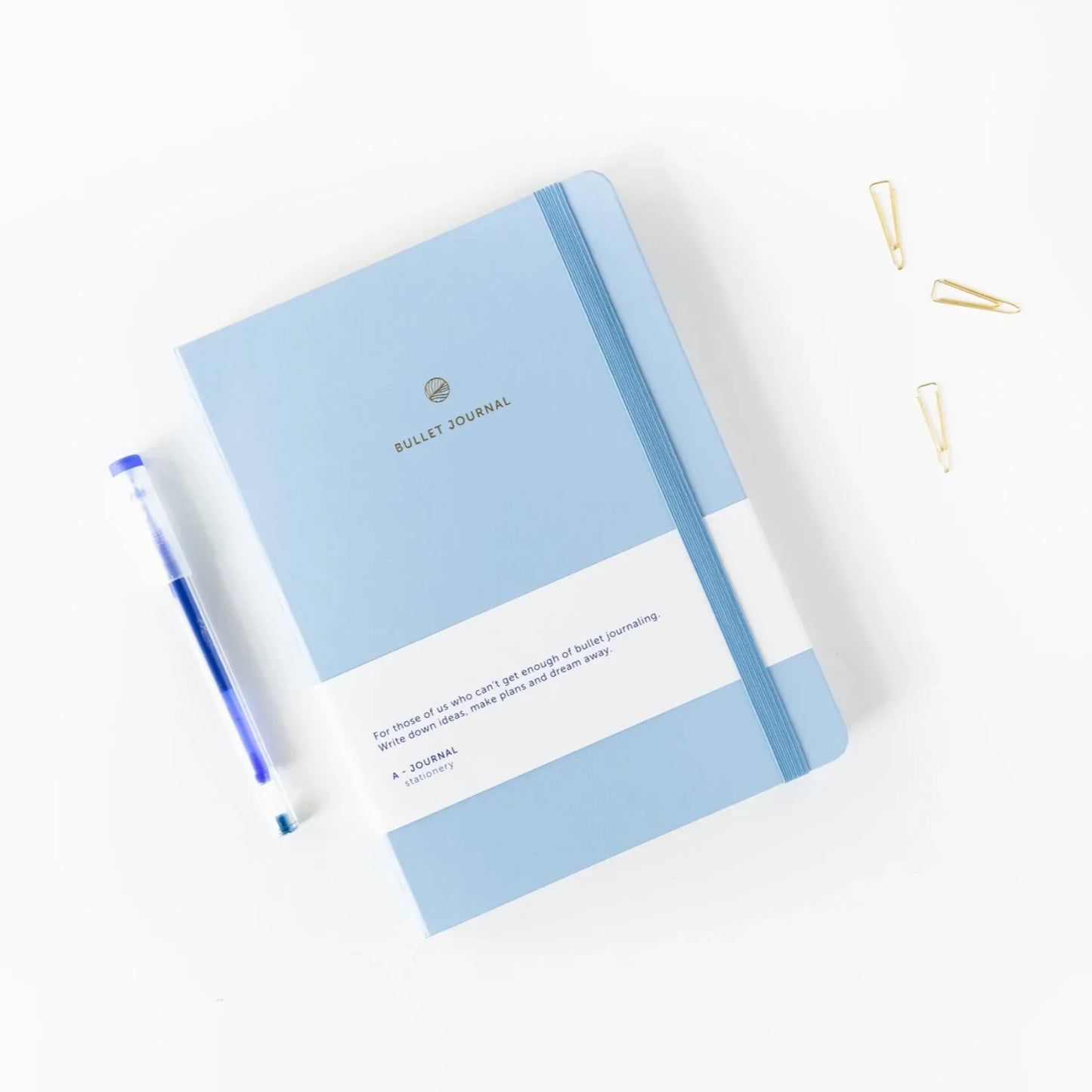 White Smoke Bullet Journal - Dotted Notizbuch für kreative Selbstorganisation