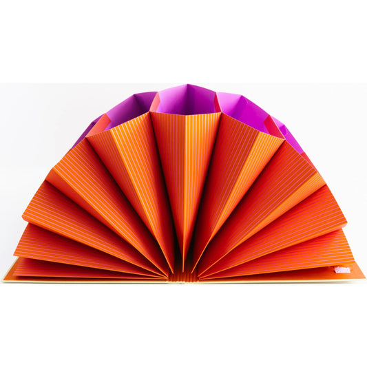 Firebrick A-Journal Akkordeon-Mappe - Erinnerungsordner für Dokumente