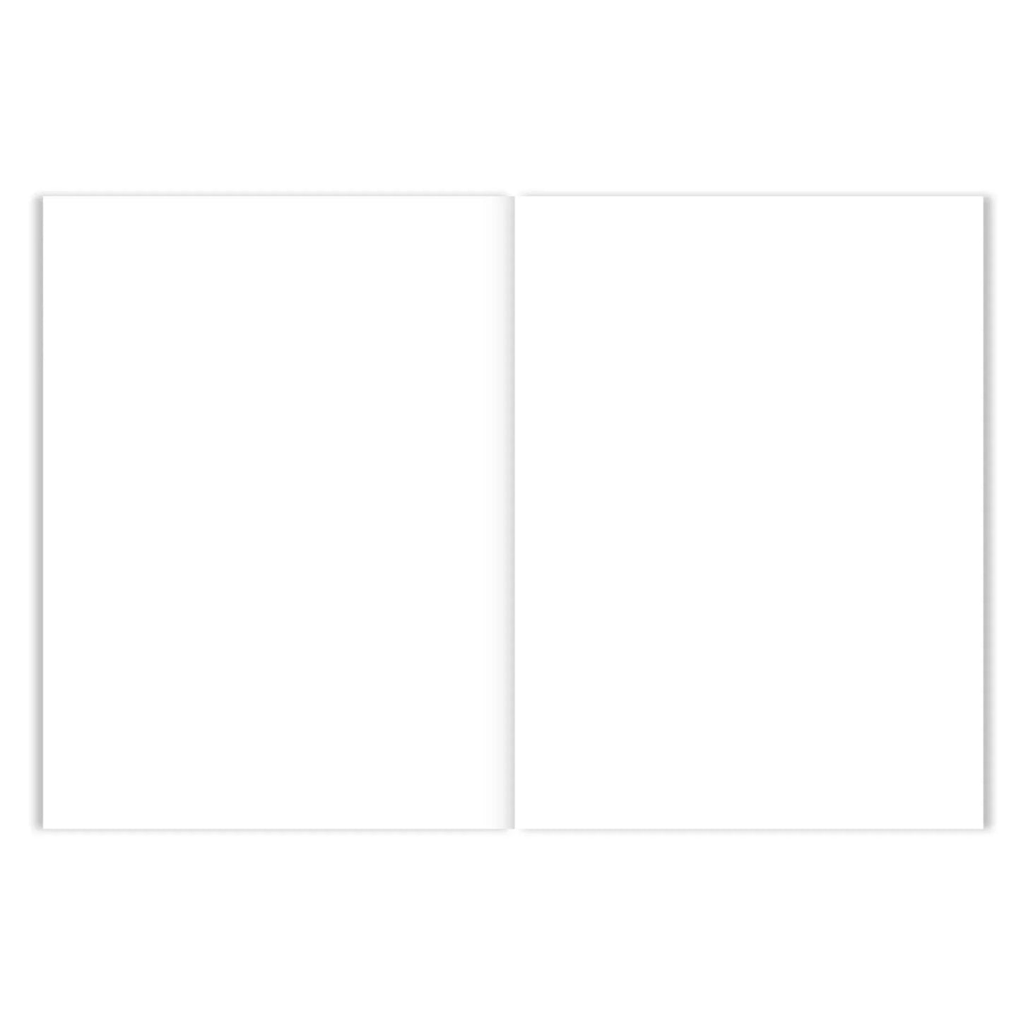 Gray A-Journal Skizzenbuch Blau - Blanko Zeichenblock für Künstler